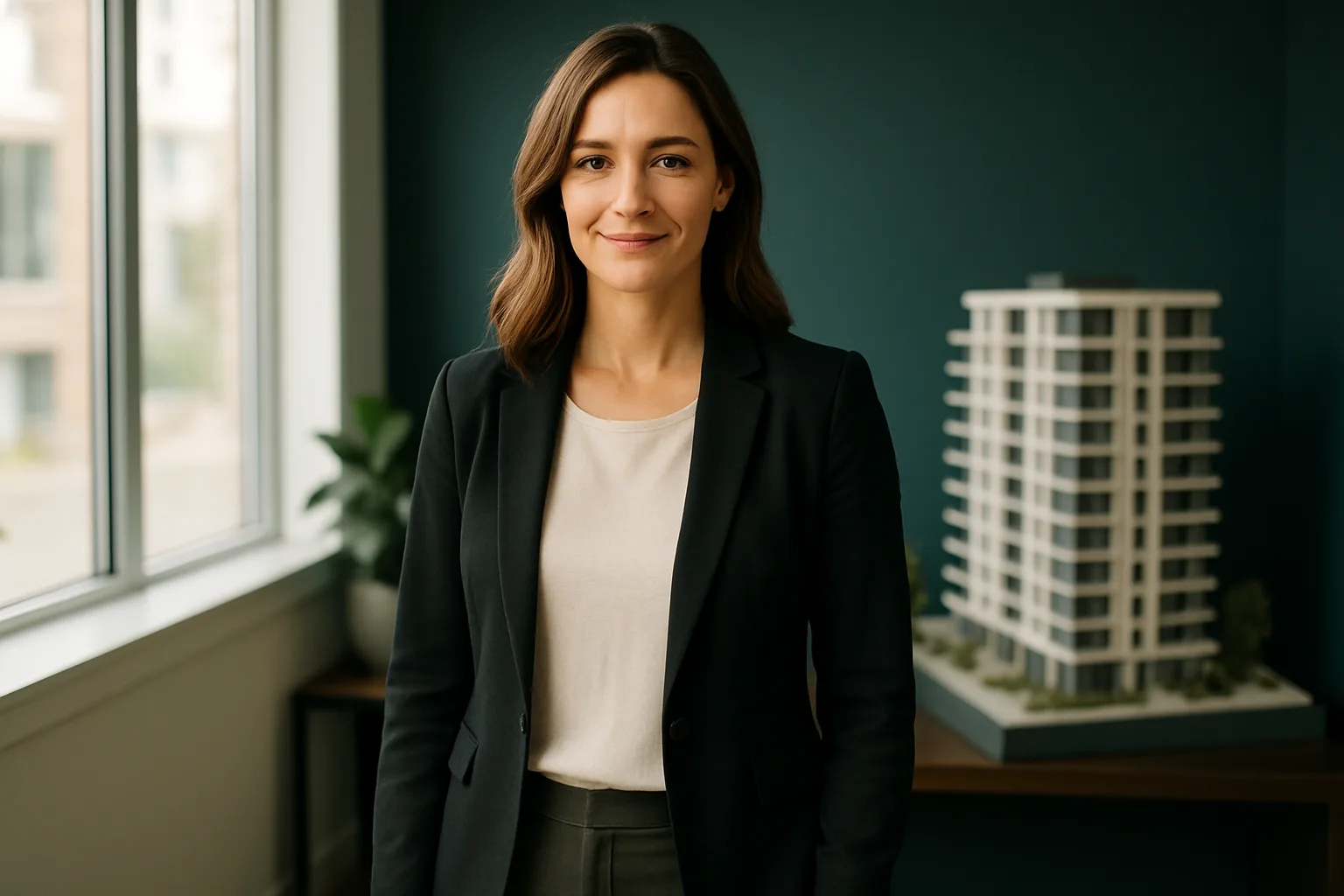 Asesora de realestatebismark en la oficina